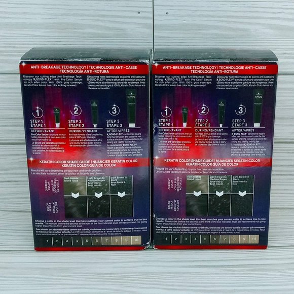 2x Schwarzkopf Keratin Color Moisture Permanent Hair Color # 1.99 Black Purple - Picture 3 of 3